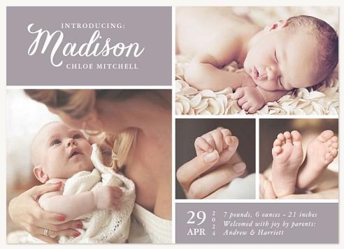 Adorable Gift Baby Announcements