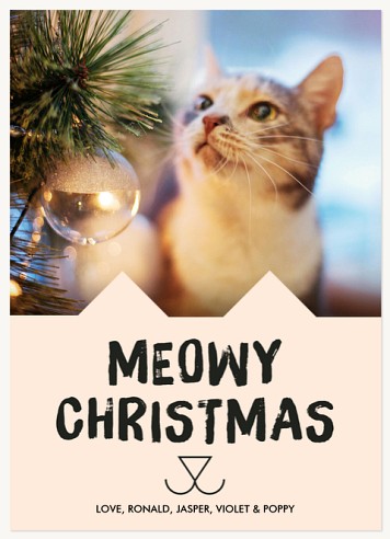 Cheerful Kitty Christmas Cards