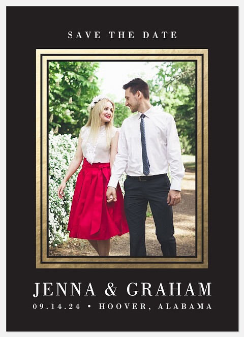 Luxe Frame  Save the Date Photo Cards