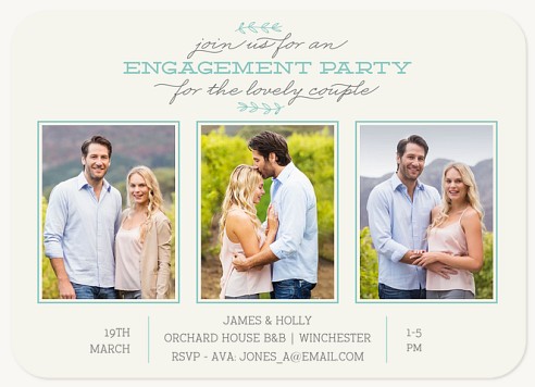 Sweet Branches Engagement Party Invitations