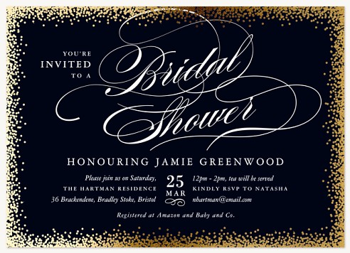 Glitz and Glam Hen Party Invitations