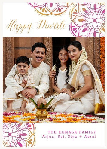 Festival Tidings Diwali Greeting Cards