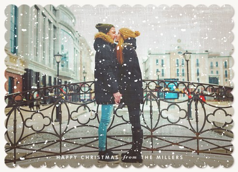 Artsy Snowfall Christmas Cards