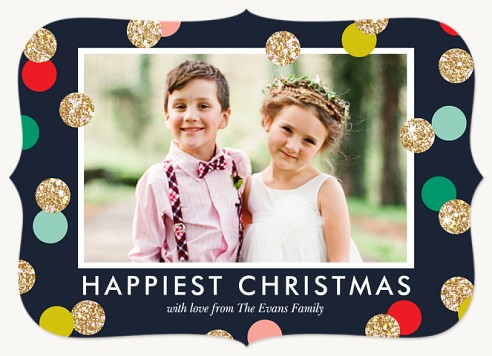 Happiest Confetti  Christmas Cards