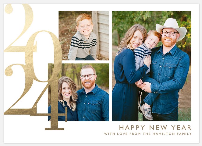 Grand Year Holiday Photo Cards