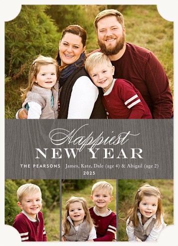 Merry Woodland New Year Cards