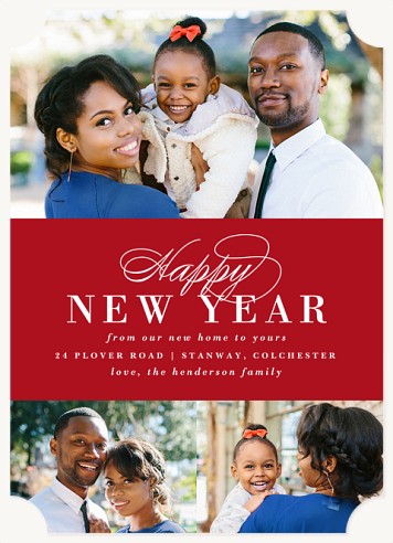 Warmest Tidings New Year Cards