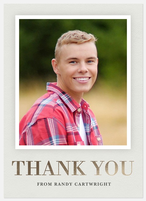 Classic Frame Thank You Cards 