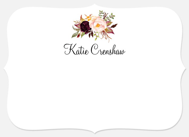 Boho Floral Thank You Cards 