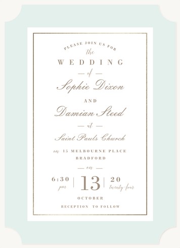 Classic Fete Wedding Invitations