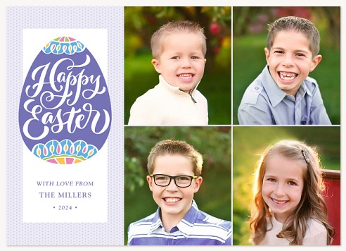Lettered Egg Easter Cards