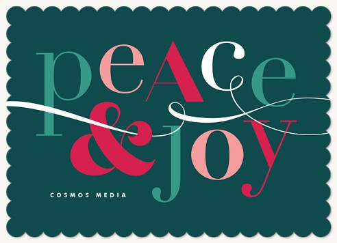 Eclectic Type Christmas Cards for Business