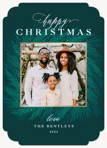 Overflowing Foliage Christmas Cards