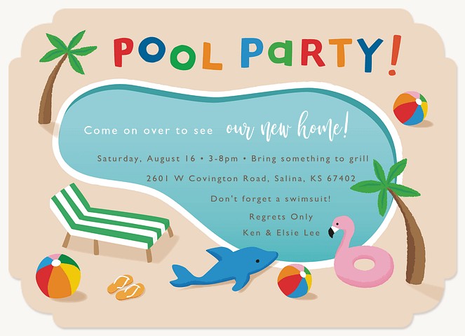 Pool party - Free birthday and party icons