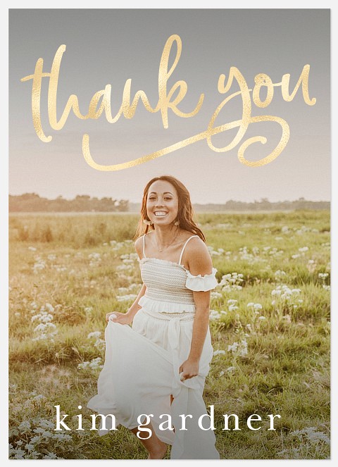 Luxe Graduate Thank You Cards 