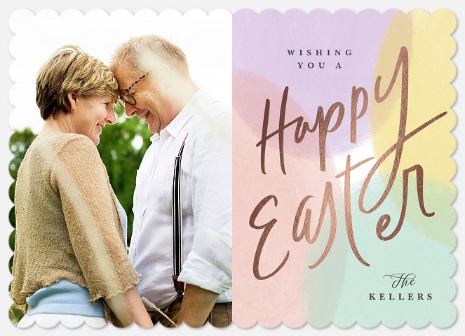 Spring Pastels Easter Photo Cards