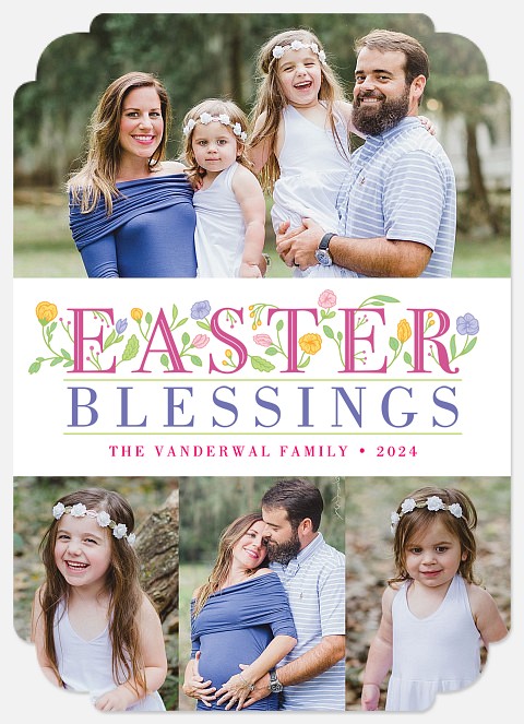 Easter Blooms Easter Photo Cards