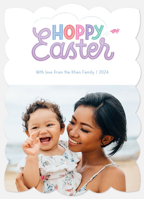 Hoppy Easter Easter Photo Cards
