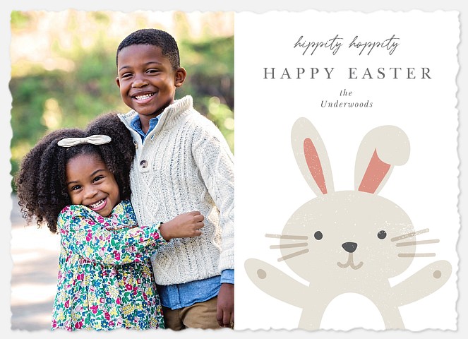 Hippity Hoppity Easter Photo Cards