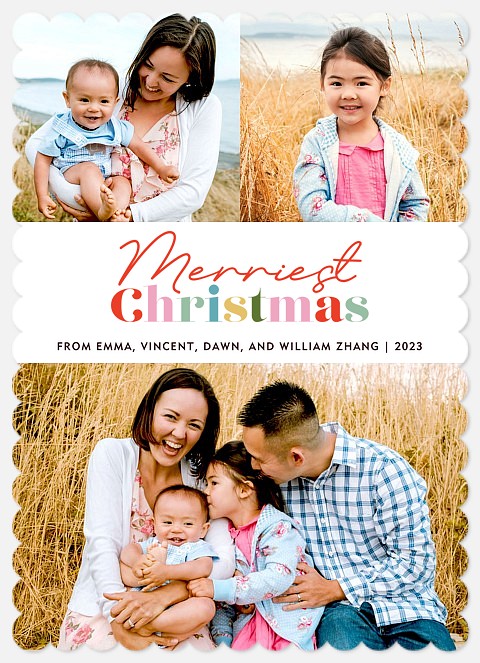 Colorful Holidays Holiday Photo Cards