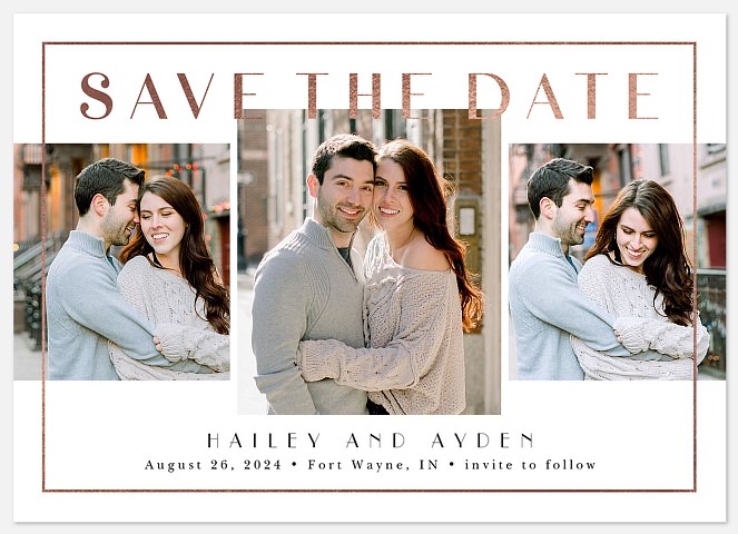 Formal Frame Save the Date Photo Cards