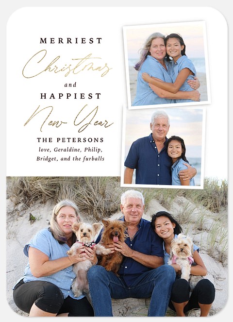 Simply Timeless Holiday Photo Cards