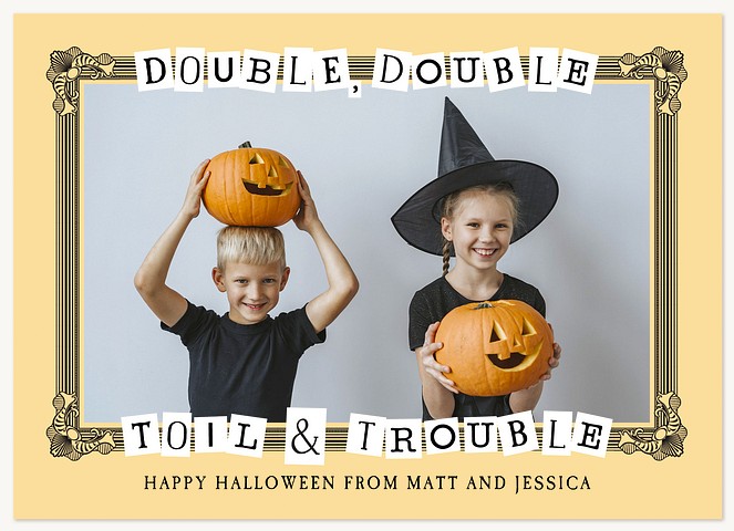 Double Trouble Halloween Cards
