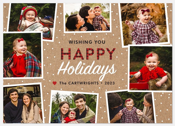 Merry Snapshots Holiday Photo Cards