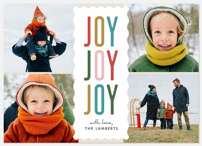 Abounding Joy Holiday Photo Cards