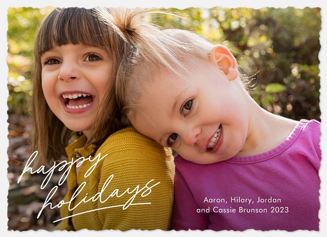 Quick Note Holiday Photo Cards