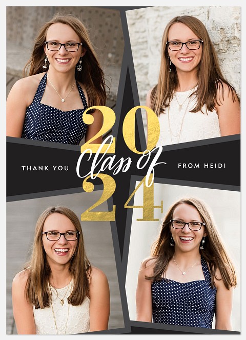 Scholarly Year Thank You Cards 