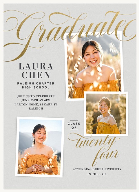 Esteemed Grad | Graduation Invitations