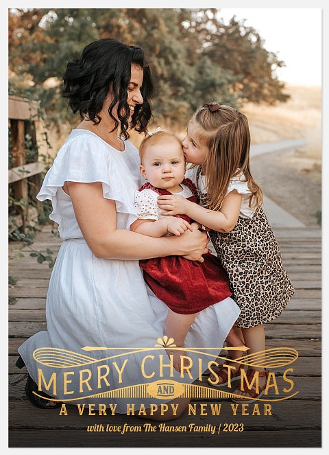Deco the Halls Holiday Photo Cards