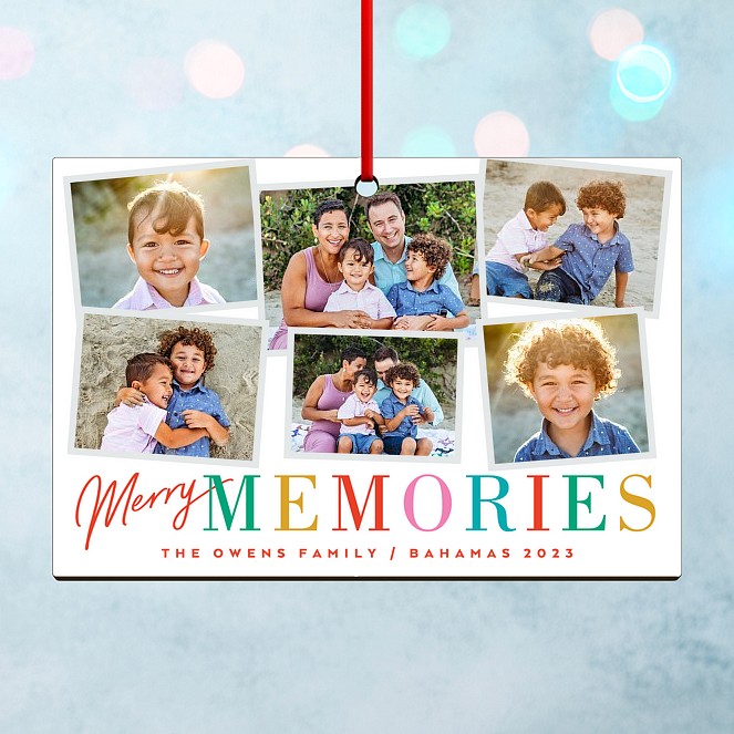 Merry Memories Personalized Ornaments