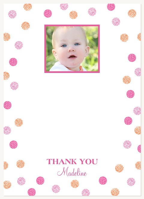 One Dots Kids Thank You Cards