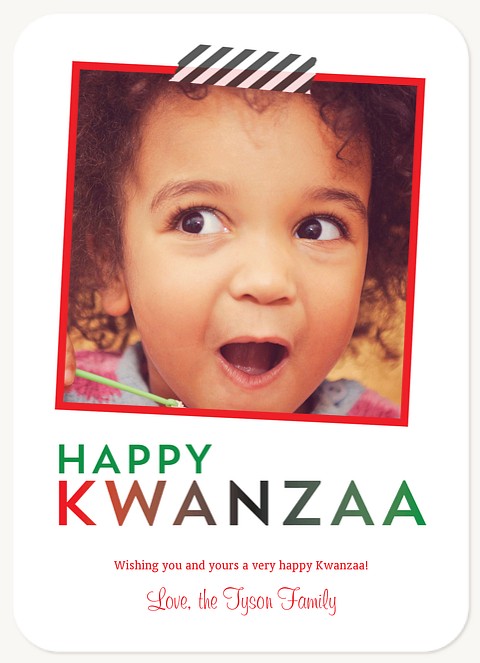 Fun Snapshot  Kwanzaa Cards