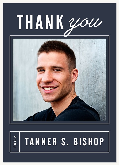 Post Grad Thank You Cards For Men