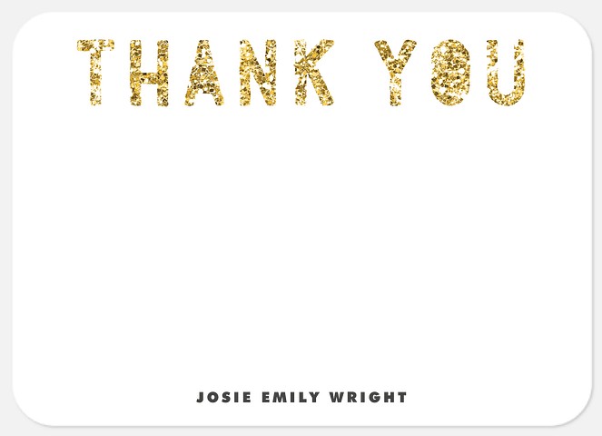 Sparkling Pride Thank You Cards 