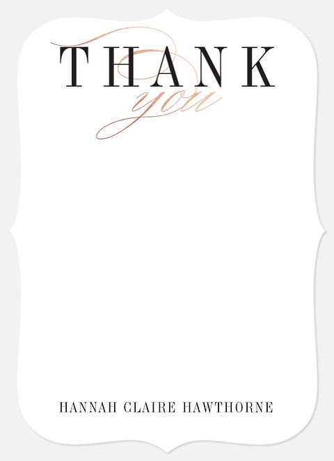 Simple Class Thank You Cards 