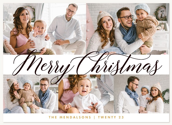 Cheery Collage Personalized Holiday Cards