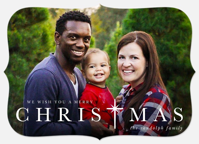 Christmas Cross Holiday Photo Cards