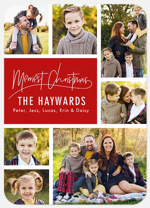 Merriest Grid Holiday Photo Cards