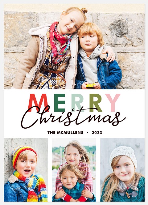 Candyland Cheer Holiday Photo Cards