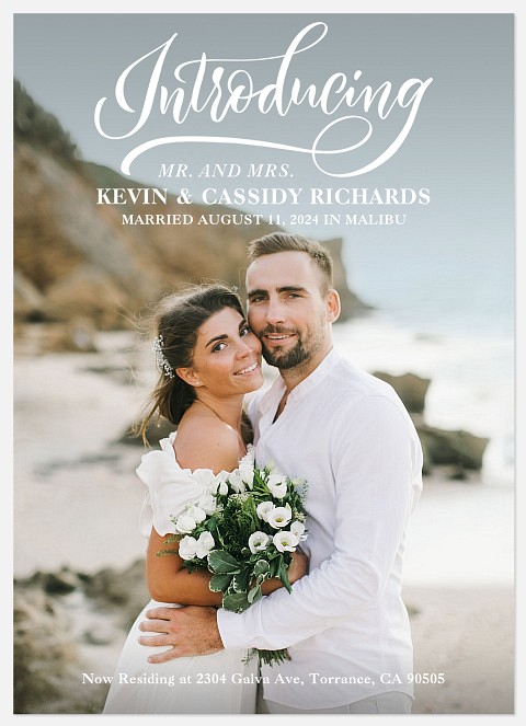 Lovely Introduction Wedding Announcements