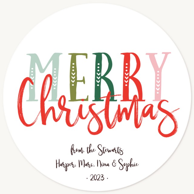 Playful Ornament Personalized Holiday Cards