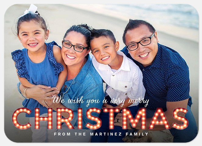 Marquee Fun Holiday Photo Cards