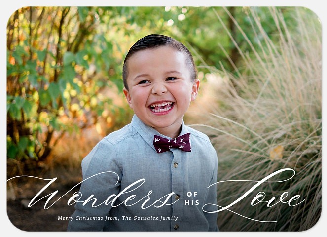 Fanciful Wonders Holiday Photo Cards