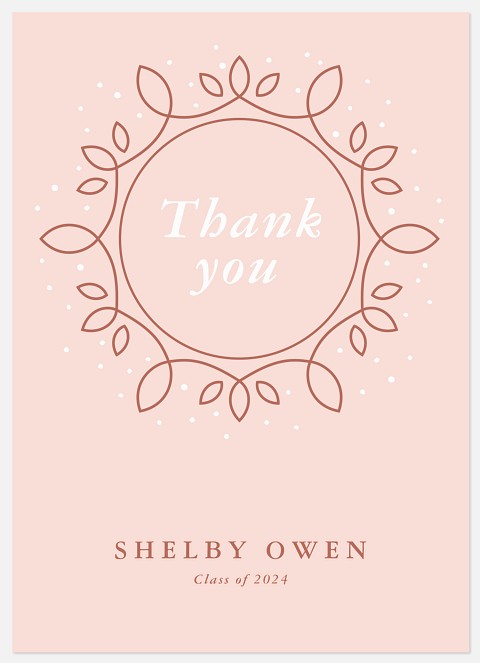 Luxe Emblem Thank You Cards 