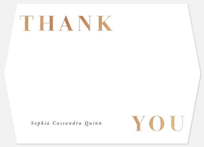 Classic Thank You Cards 
