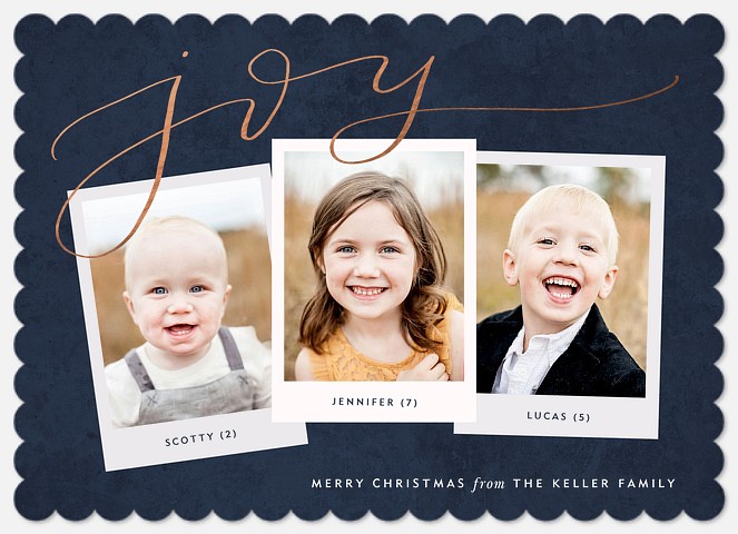 Insta Joy Holiday Photo Cards